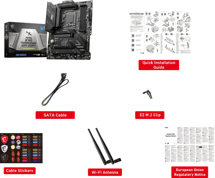MSI MAG B760 Tomahawk WIFI DDR4 (Intel 1700)