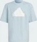 adidas Future Icons Logo Piqué T-Shirt kurzarm wonder blue/white (Junior) Vorschaubild