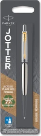 Parker Jotter Kugelschreiber stainless steel/gold trim, Blister