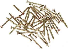 fischer ClassicFast FSPII CZP YC 500 PZ2 Spanplattenschraube, 4x45mm, 500 Stück