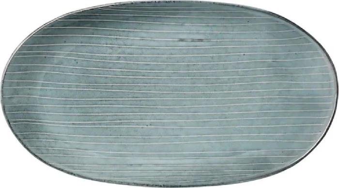 Broste Copenhagen Nordic Sea Servierplatte 30x17cm soft blue