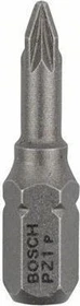 Bosch Professional Extra Hart Pozidriv Bit 1/4", PZ1x25mm, 100 Stück