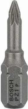 Bosch Professional Extra Hart Pozidriv Bit 1/4", PZ1x25mm, 100 Stück