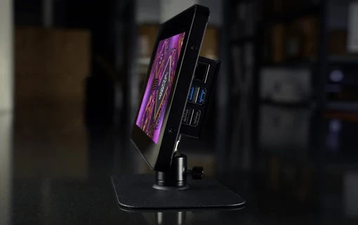 KKSB Gehäuse für Raspberry Pi 5, inkl. Display Stand, schwarz