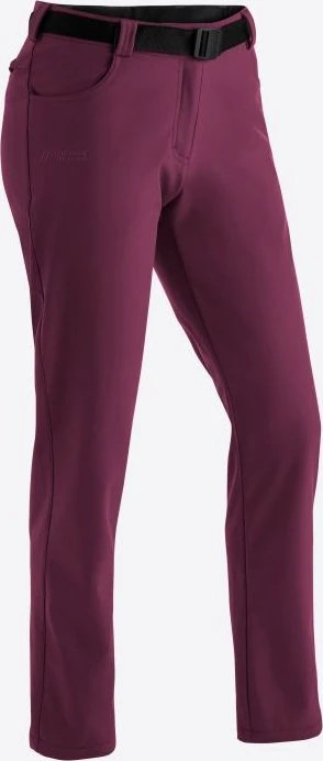 Maier Sports Perlit Hose lang cherry wine (Damen)