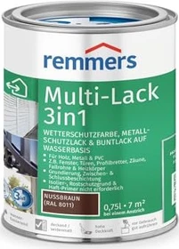 Remmers Multi-Lack 3in1 Metallschutzmittel nussbraun (RAL8011), 750ml