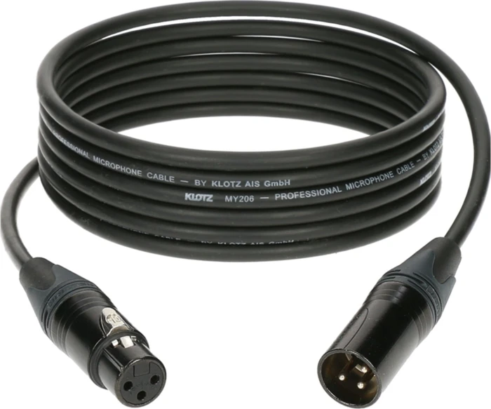 Klotz M1 Neutrik schwarz 2.0m