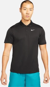 Nike Court Dri-FIT Tennis Funktionsshirt kurzarm schwarz/weiß (Herren)