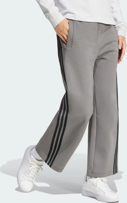 adidas Future Icons 3-Streifen Open Hem Trainingshose lang grey four (Damen)