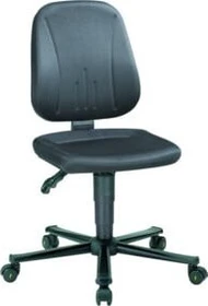Bimos ESD Unitec 2 Arbeitsdrehstuhl mit Rollen, Stoff, schwarz