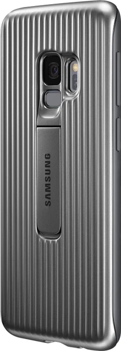 Samsung Protective Standing Cover für Galaxy S9 silber