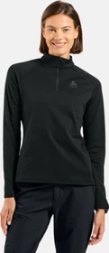 Odlo Besso Midlayer Half Zip Funktionsshirt langarm schwarz (Damen)