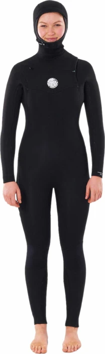 Rip Curl Dawn Patrol Hood Chest Zip Nasstauchanzug 5/3/3mm schwarz (Herren)