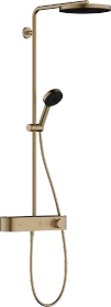 Hansgrohe Pulsify S Showerpipe 260 1jet mit ShowerTablet Select 400 Duschsystem brushed bronze