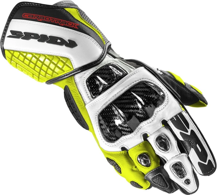 Spidi Carbo Track Evo schwarz/weiß/gelb