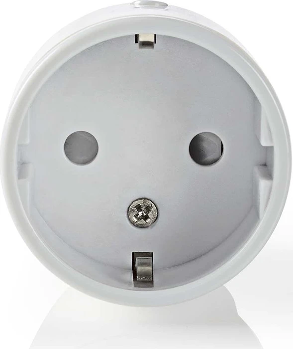 Nedis WLAN Smart-Steckdose mit Energieverbrauchsmesser, 2500W, Typ F, Smart-Steckdose mit Strommessfunktion