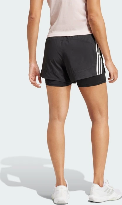 adidas Pacer 3-Streifen Training Woven Trainingshose kurz schwarz (Damen)