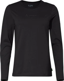 Vaude Logo Shirt langarm schwarz (Damen)