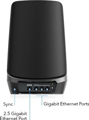 Netgear Orbi Wi-Fi 6E, 960 Serie RBSE960B, Satellit, AXE11000, schwarz