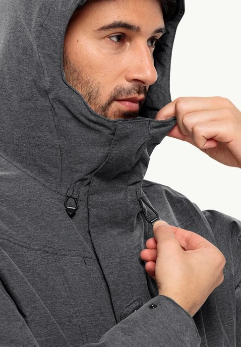 Jack Wolfskin Snowy Park Funktionsjacke schwarz (Herren)