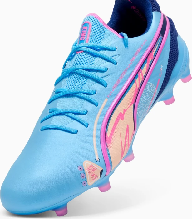 Puma King Ultimate Volume Up FG/AG luminous blue/poison pink/blazing blue