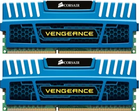 Corsair Vengeance blau UDIMM 16GB Kit, DDR3-1600, CL10-10-10-27
