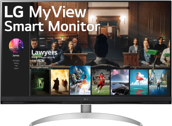 LG MyView Smart Monitor 32SQ700S-W, 31.5"