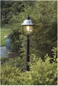 Konstsmide Parma 125cm Wegeleuchte schwarz edelstahl