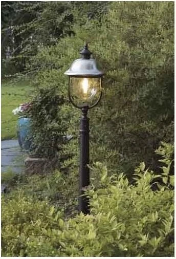 Konstsmide Parma 125cm Wegeleuchte schwarz edelstahl