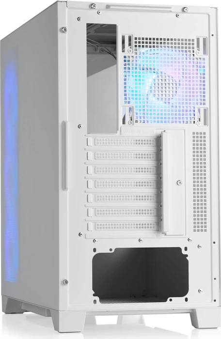 CSL-Computer Vitrum Pro, weiß, Glasfenster