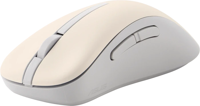ASUS MD102 Wireless Mouse beige, USB/Bluetooth