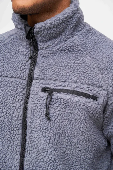 Brandit Teddyfleece Jacke anthracite/schwarz (Herren) (5021-5) – Bild 4 von 4