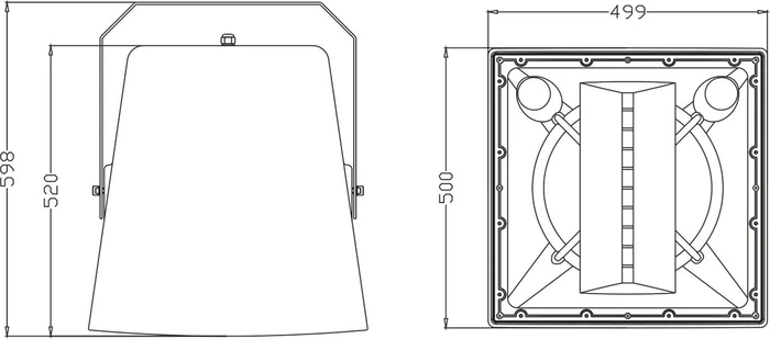 Omnitronic ODX-215TL weiß, Stück