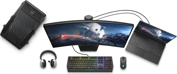 Dell Alienware AW720M Tri-Mode Wireless Gaming Mouse, Dark Side Of The Moon, USB/Bluetooth