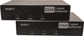 Giga Copper G4201TM Master/Client, Ethernet über Telefonleitung, RJ-11 G.hn, 1x RJ-45, 2er-Pack