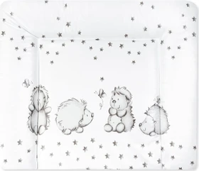 Julius Zöllner Softy Folie Wickelauflage, 75x75cm Igelchen