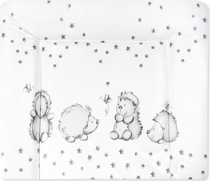 Julius Zöllner Softy Folie Wickelauflage, 75x75cm Igelchen