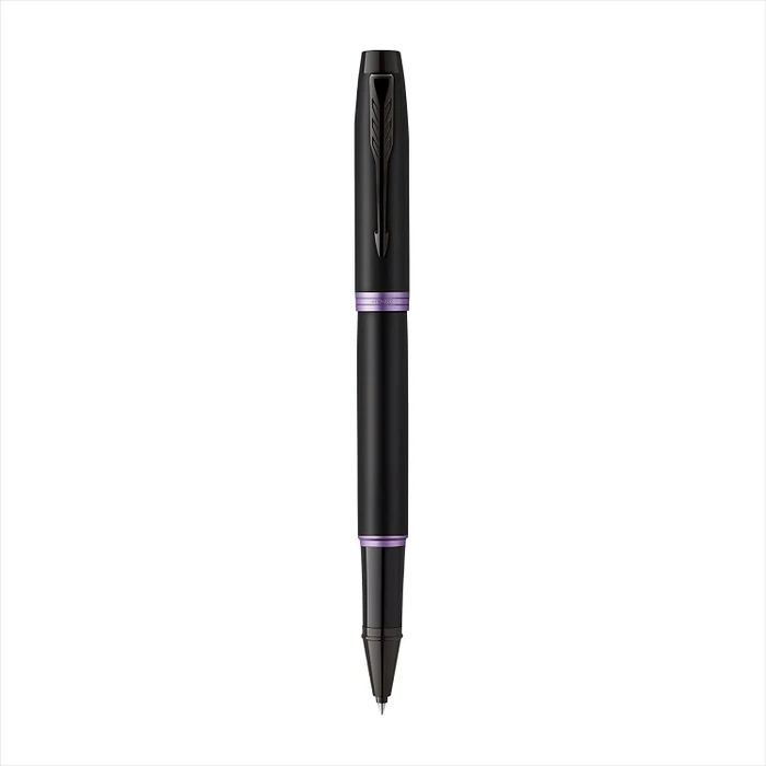 Parker IM Vibrant Rings Tintenroller (Mine) schwarz, Geschenkbox