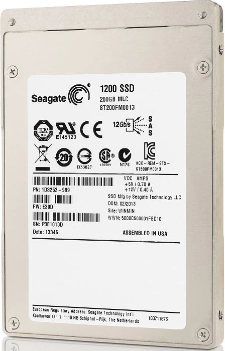 Seagate 1200 SSD 400GB, SED, 2.5" / SAS 12Gb/s