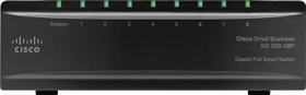 Cisco SG200 Desktop Gigabit Smart Switch, 8x RJ-45, 32W PoE (SG200-08P / SLM2008PT)