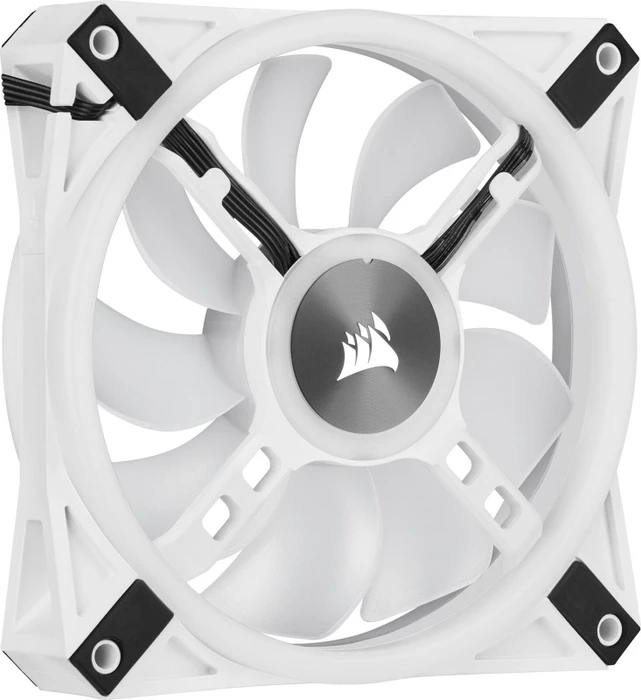 Corsair QL Series iCUE QL120 RGB PWM Triple Fan Kit, weiß, LED-Steuerung, 120mm, 3er-Pack