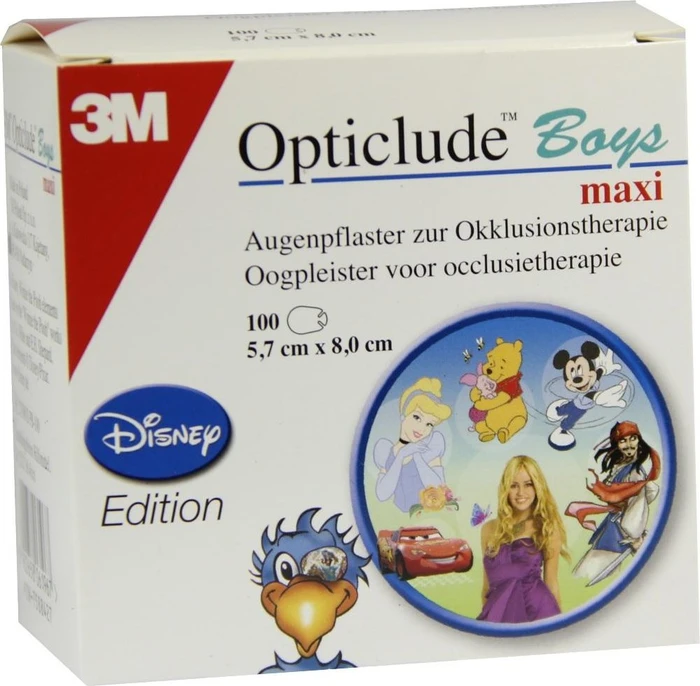 3M Opticlude Disney Boys maxi, 100 Stück