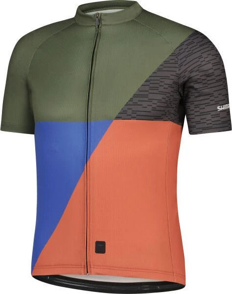 Shimano Irodori Trikot kurzarm warm olive (Herren)
