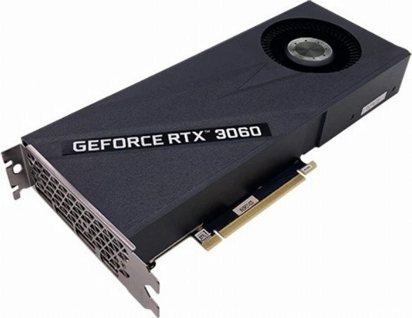 Manli GeForce RTX 3060 Blower LHR, 12GB GDDR6, HDMI, 3x DP