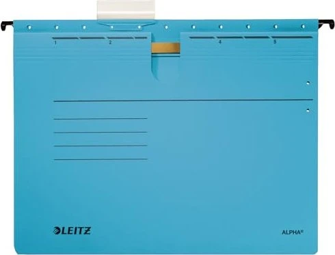 Leitz Alpha Hängehefter, A4, blau, 5er-Pack