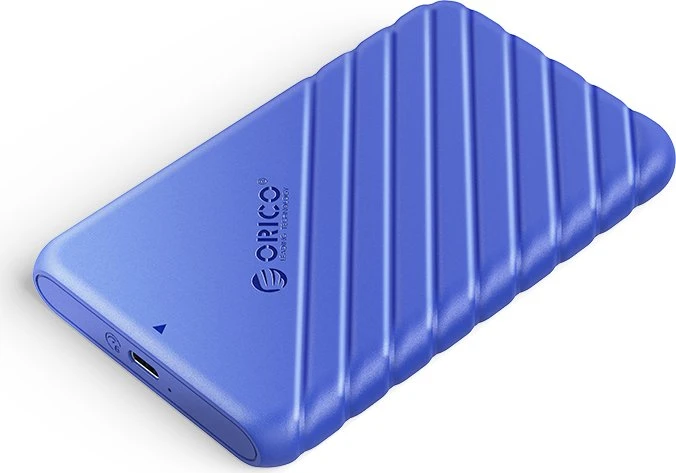 Orico 25PW1-C3, 2.5" HDD Enclosure, blau, 2.5", USB-C 3.0