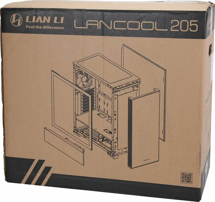 Lian Li LANCOOL 205, weiß, Glasfenster