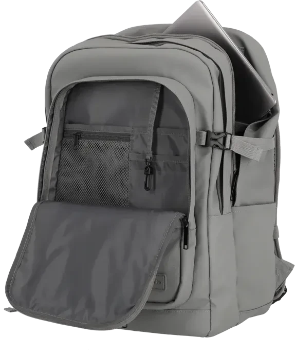 Travelite Basics Laptoprucksack, 15.6", hellgrau