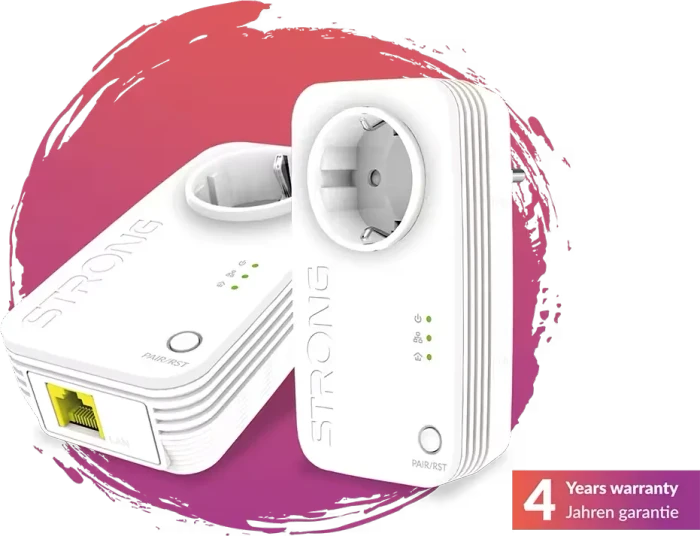 Strong Powerline 600S Duo, HomePlug AV, RJ-45, 2er-Pack