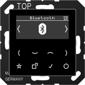 Jung Serie A Smart Radio DAB+ Bluetooth, schwarz
